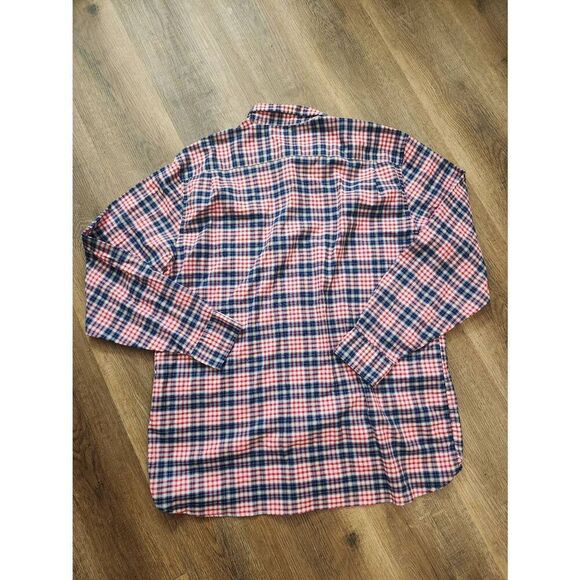 Southern Tide plaid chest pocket button up mens 2XL shirt Skipjack Logo cotton - Picture 8 of 9